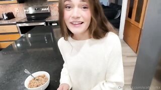 Juniper Ren - Little Daughter Gives Her Pussy to Old Man